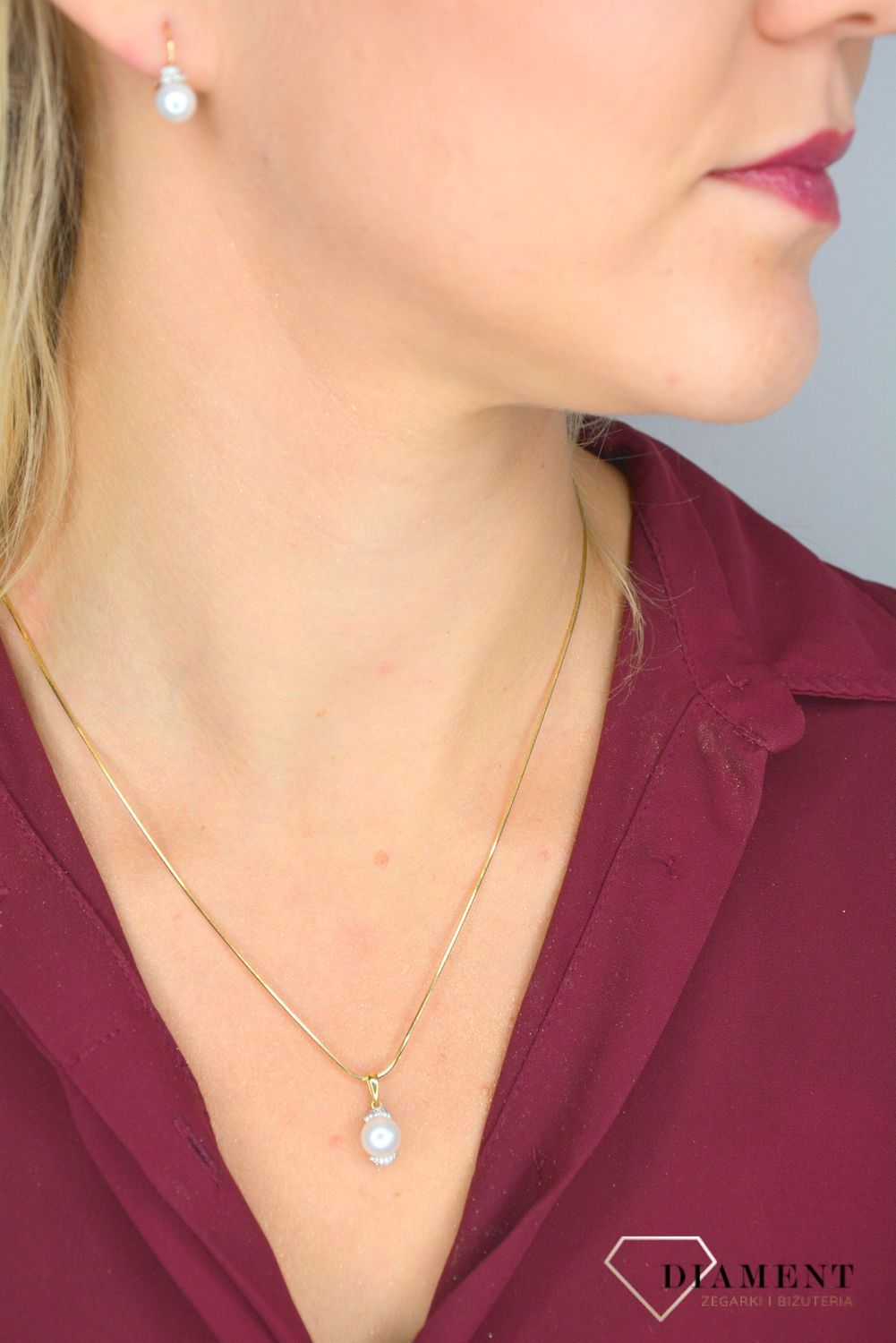 Złoty łańcuszek 585 lineczka 1 mm DIA-LAN-1087-585 1mm ✅ Złoty łańcuszek o splocie linki ✅.jpg